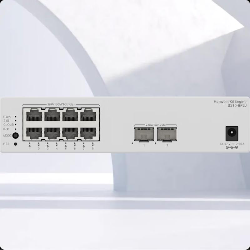Huawei Kunling S210-8P2J 10-Port Managed Gigabit PoE Switch