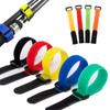 10Pcs Releasable Cable Organizer Ties Mouse Earphones Wire Management Nylon Cable Ties Reusable Loop Hoop Tape Straps Tie