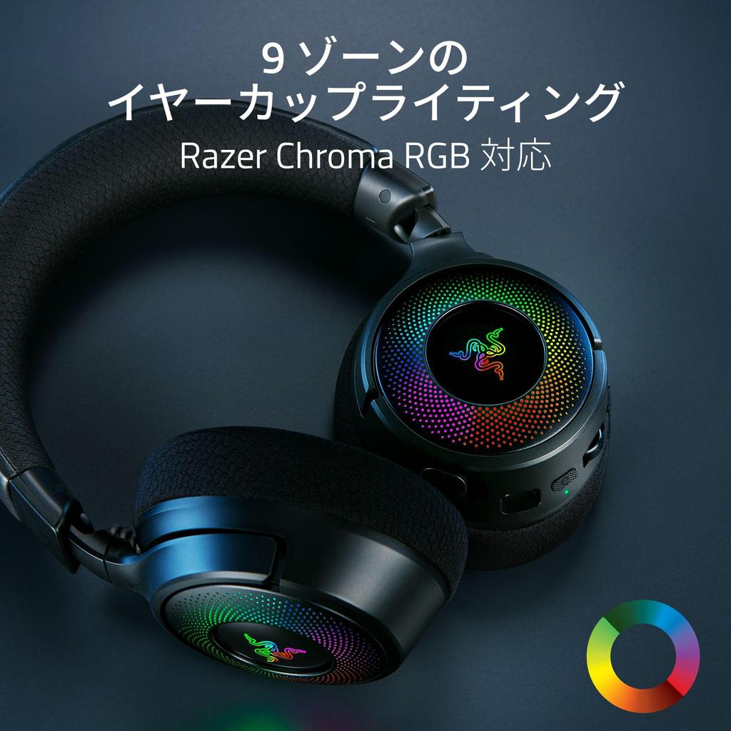 Игровая гарнитура Razer Kraken V4 TriForce Titanium 40-мм драйвер Чистый и мощный звук Выдвижная технология HyperClear обеспечивает естественное качество звука