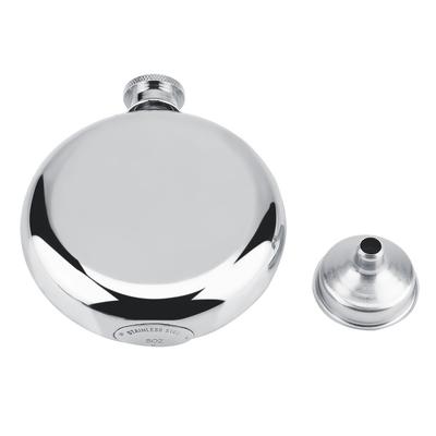 5 унций/150 мл портативная фляга из нержавеющей стали для вина, виски, круглая бутылка алкоголя, мужские подарки