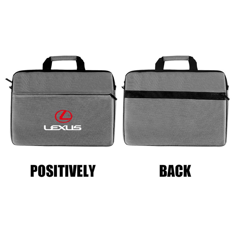 Laptop Large Capacity Computer Bag Travel Briefcase Handbag Car Logo For Lexus CT200h NX300h RX300 RX330 EX300h F Sport IS RX NX JX1