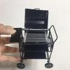 1Set Of Mini Cute BBQ Food Grill Miniature Ornaments For 1/12 Scale Dollhouse Gadgets Kitchen Food Furniture BBQ Shop Decoration