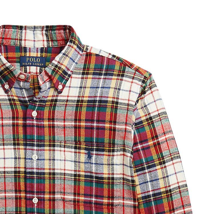 Polo Ralph Lauren FW23 Plaid Single-Breasted Casual Long Sleeve Shirt Men Shirts Multicolor MNPOWOV16823092-999