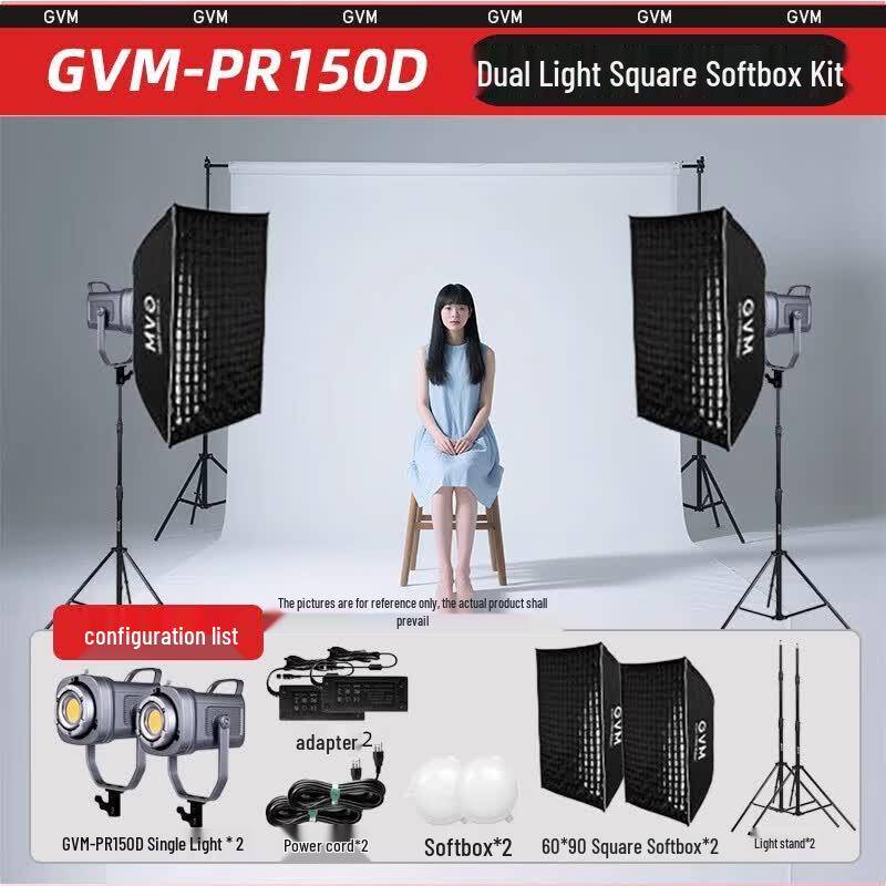 GVM 150 Вт RGB LED Видеосвет Двойной Комплект