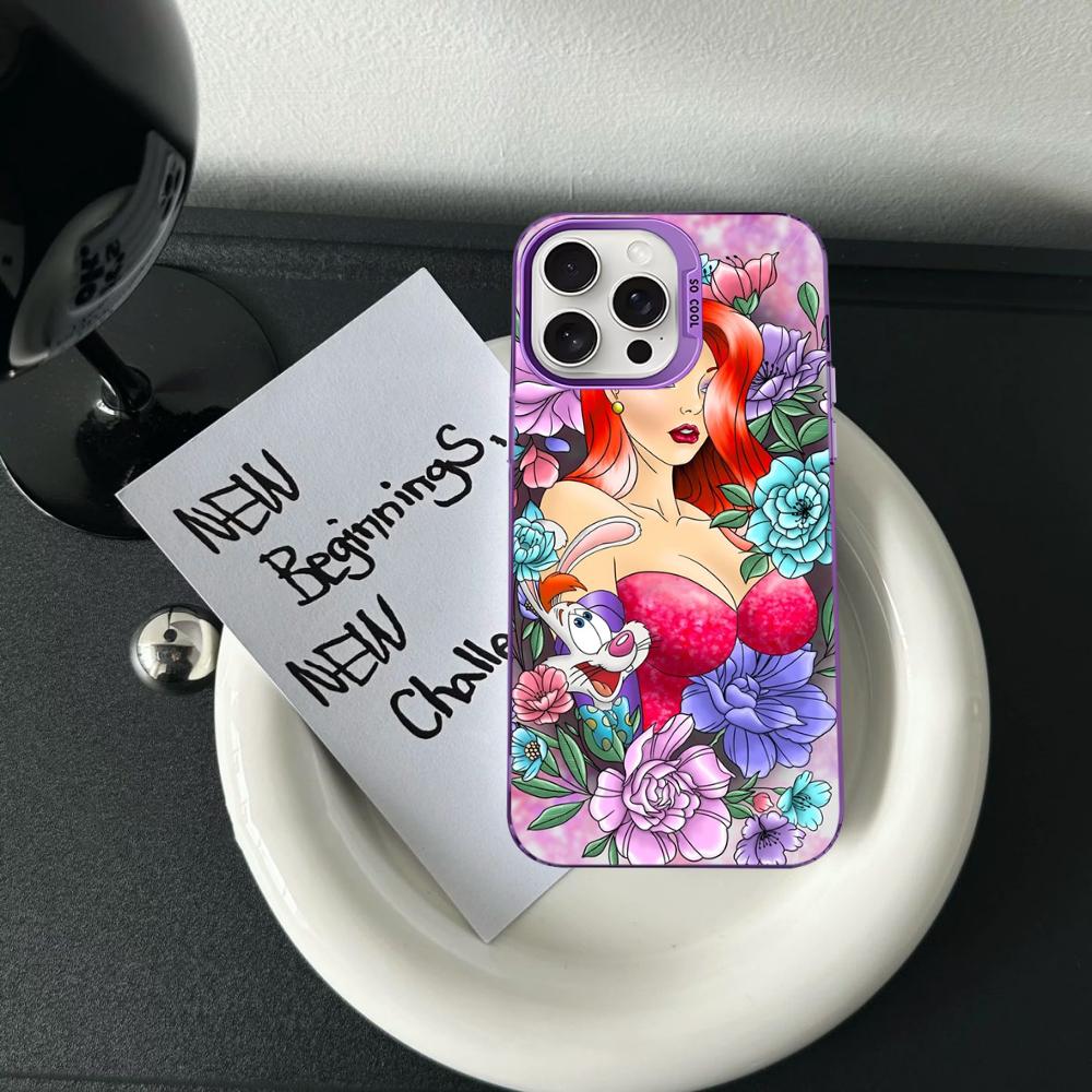 Сексуальный чехол для телефона Джессика Заяц для iPhone 16 15 14 13 12 11 Pro Max X XR XSMAX Матовый Ударопрочный Задний чехол