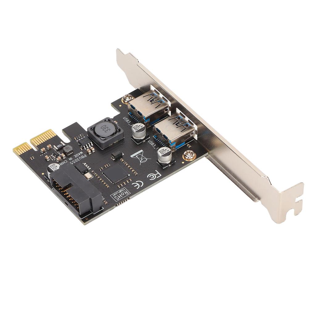 Карта расширения PCIe на USB 3.0 SUU3055N для настольного компьютера, USB 3.0, интерфейс 19/20 PIN