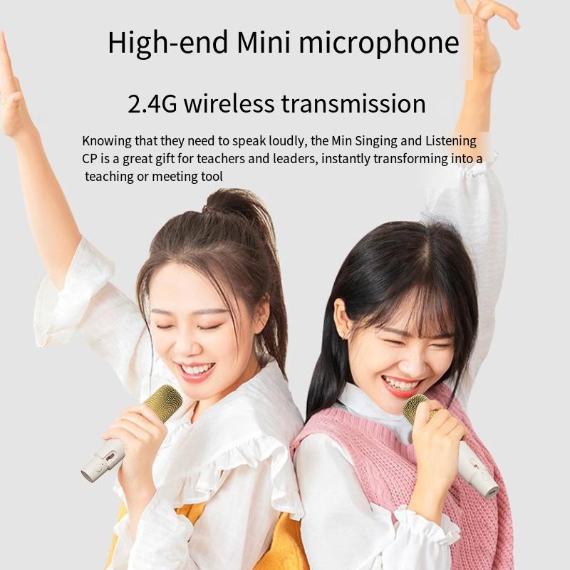 1шт Bluetooth аудио домашняя беспроводная караоке для пения на открытом воздухе домашняя беспроводная аудиосистема с микрофоном встроенный микрофон