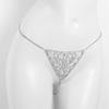 Европейский и американский трендовый набор бикини и стрингов со стразами и сверкающей цепочкой для тела для ночных клубов и пляжей