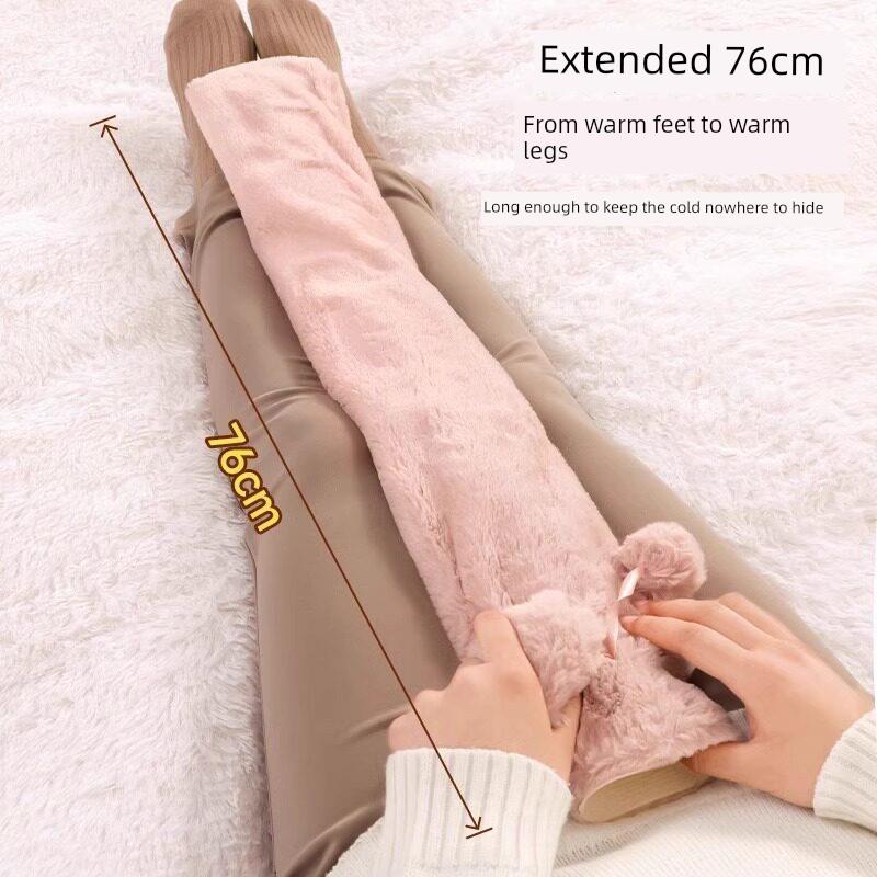Long Large Hot Water Bottle for Filling with Water, Extra-Long Hand and Foot Warmer, Special for Winter Use in Bed