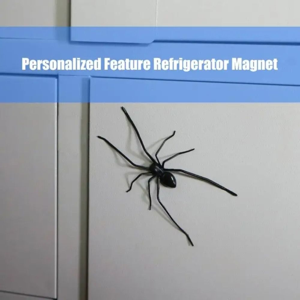 Magnet Simulation Spider Toy 3D Design Spider Prank Toys Spiders Decoration Office Joke