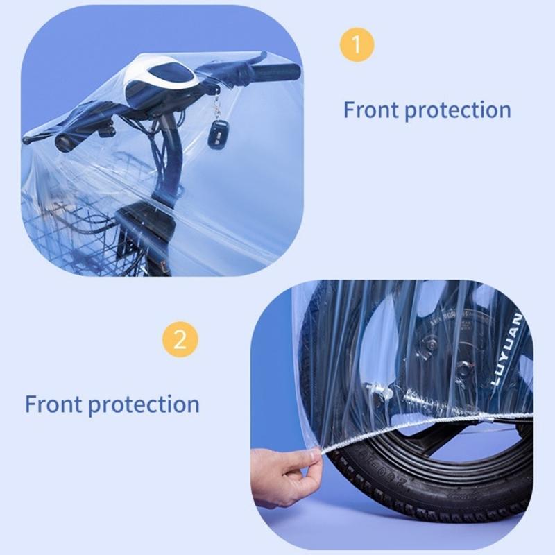 Водонепроницаемый чехол для мотоцикла или скутера от дождя, защита от солнца и пыли для использования на открытом воздухе.