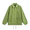 Li Ning Sports Lifestyle Series Letter Single-Breasted Collar Comfortable Breathable Loose Jacket Unisex Jacket Grasshopper-Green AJDV079-2