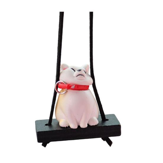 Подвесное украшение для автомобиля в виде собаки, симпатичное зеркало заднего вида в форме собаки, подвесное автомобильное кондиционирование воздуха, аксессуары для интерьера