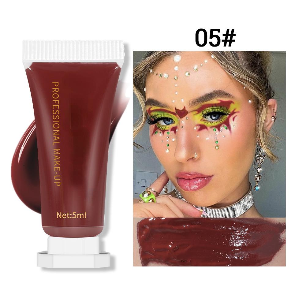 Макияж на Хэллоуин, тело, лицо, краска, паста, эффектная водорастворимая флуоресцентная краска для граффити