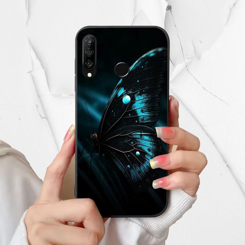 Чехол для телефона Huawei P30 Lite Силиконовый чехол MAR-LX1A Модный Расписной Ударопрочный Мягкий Fundas Для Huawei Nova 4e Чехол P30Lite