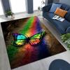 27 Style Dream Butterfly Flower Cartoon Rug for Bedroom Living Room Sofa Home Doormat Decor,Large Kids Play Non-slip Floor Mat