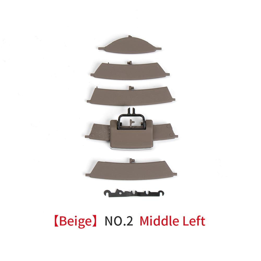 Новый 3-цветный автомобильный центральный приборный блок AC вентиляционная решетка панель ремонтный комплект для Mercedes Benz W164 W292 ML GL класс
