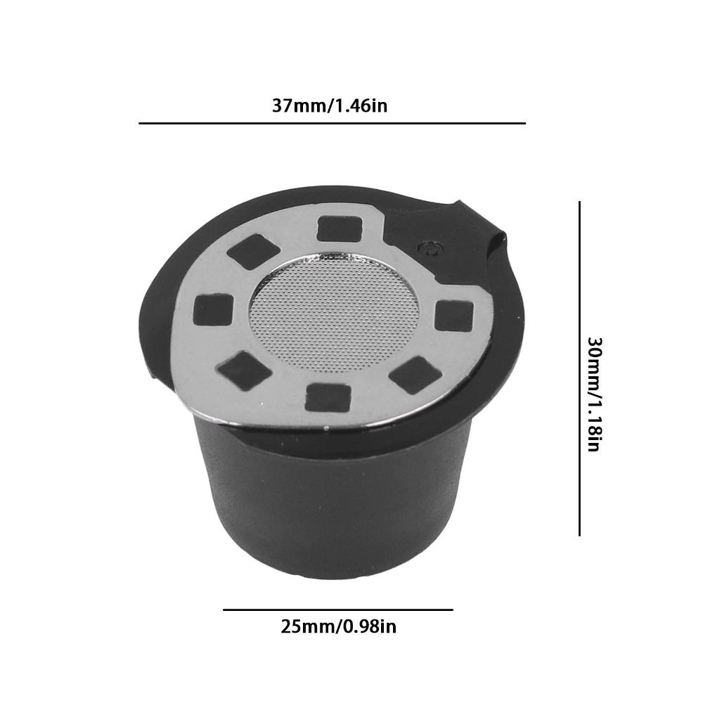Chrome Plated Stainless Steel Coffee Filter Refillable Coffee Pods Coffee Machine Use