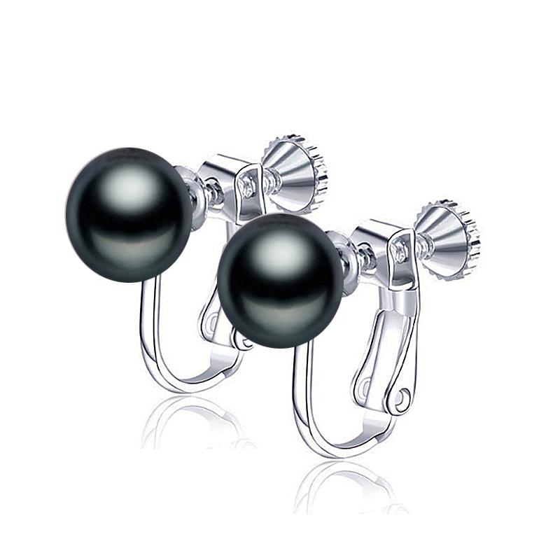 LSOOYH Natural Freshwater Pearl Earrings For Women Fashion Boho Clip On Stud Earrings Pearl Jewelry