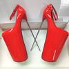 30CM High Heel Women's Shoes Round Toe Summer Sandals Stiletto 20CM Platform Pole Dance Shoes Model Shoes