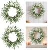 20-дюймовый весенне-летний венок с ягодами, венок из искусственной зелени, круглогодичные венки для входной двери, для дома