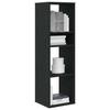 VidaXL Bookcase Black 34x31x112 Cm Engineered Wood, Storage Cabinet, Storage Shelf, Shelving Unit, 860284