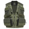 Сетчатый жилет для рыбалки, уличный жилет с несколькими карманами, быстросохнущие куртки без рукавов с карманами для