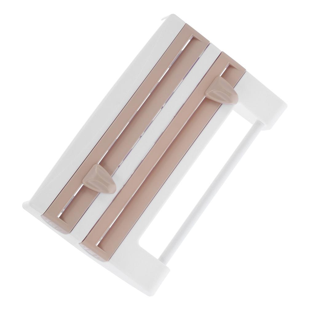 Подставка для хранения пищевой пленки Диспенсер-резак для пленки Держатель для бумажных полотенец Кухонные принадлежности Хаки