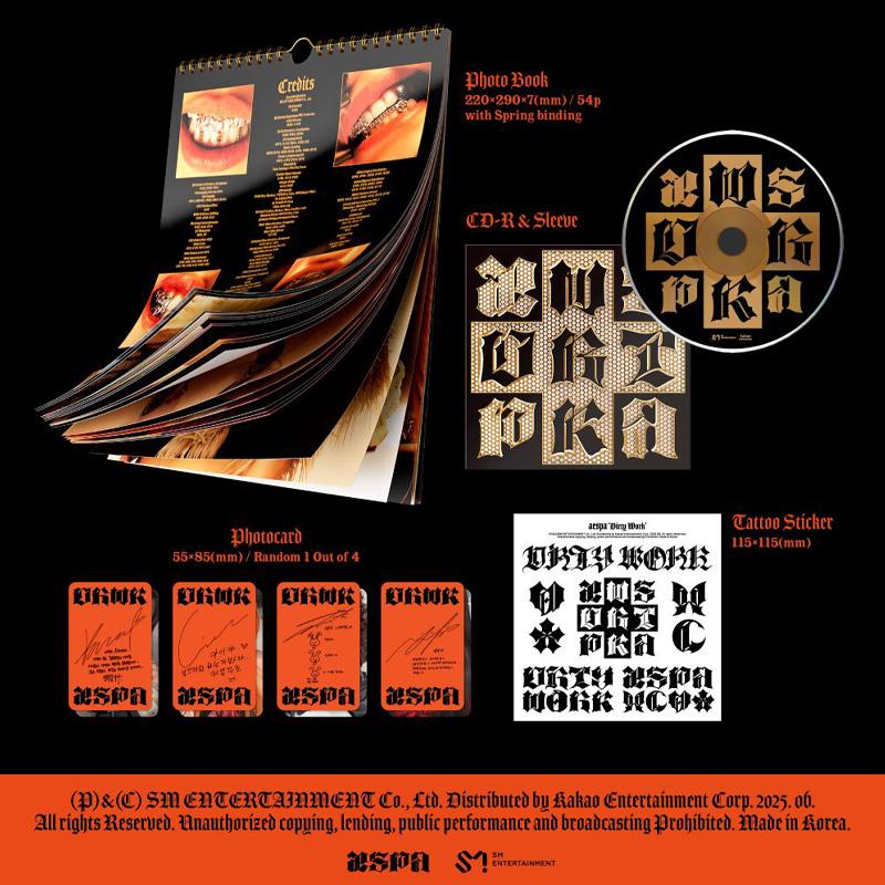 aespa Грязная работа (Грязный рабочий, версия.) PP