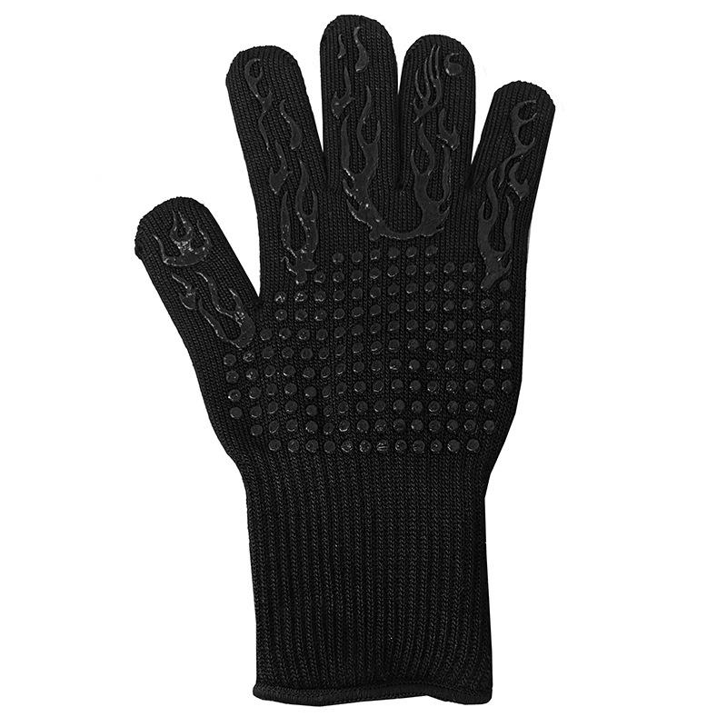 Heat-Resistant BBQ Gloves - Anti-Scald & Insulated for Oven, Grill, and Microwave Use