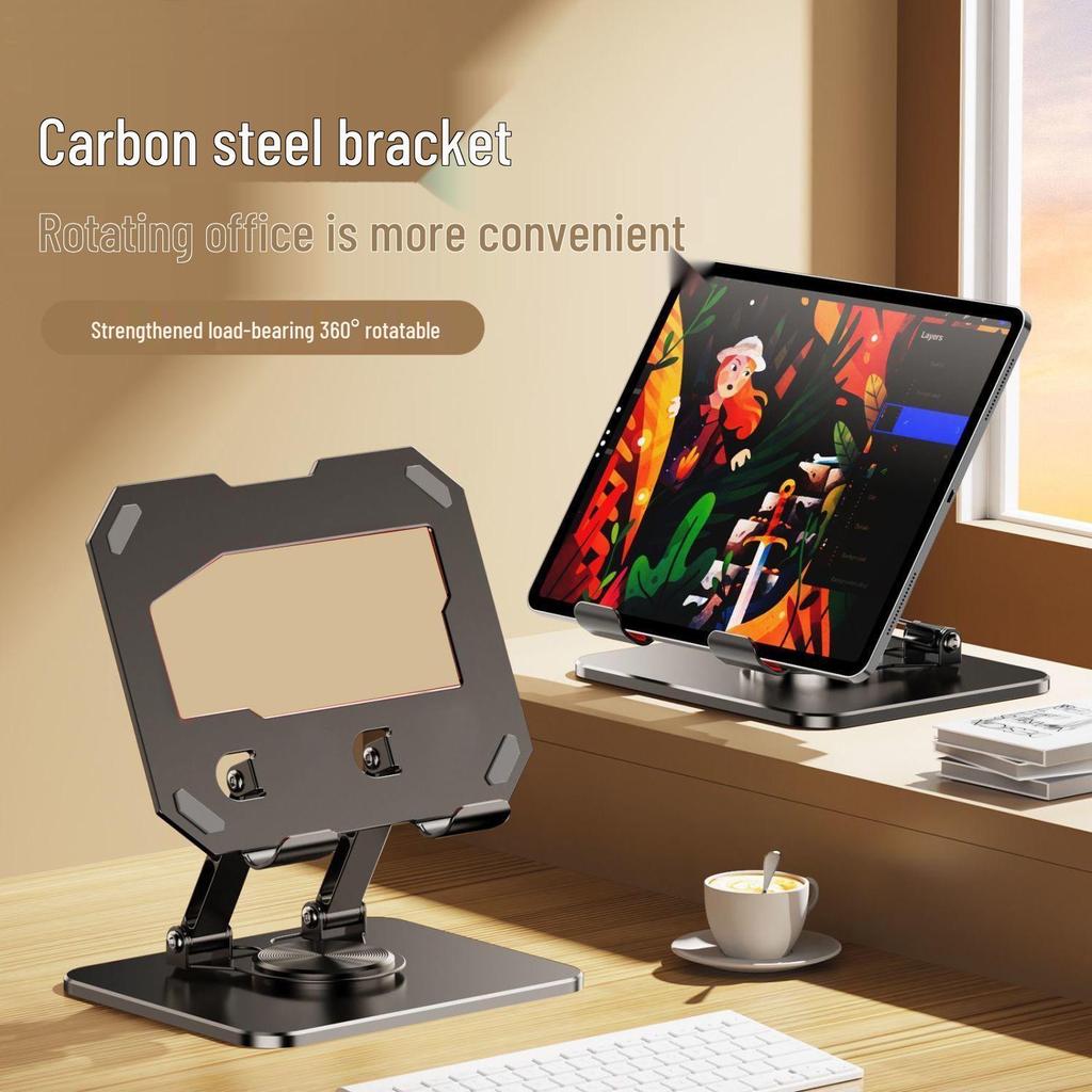 Универсальная регулируемая полностью металлическая настольная подставка для телефонов и планшетов
