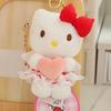 Doll Pendant Plush Keychain With Soft Fabric And Adorable Design Cat
