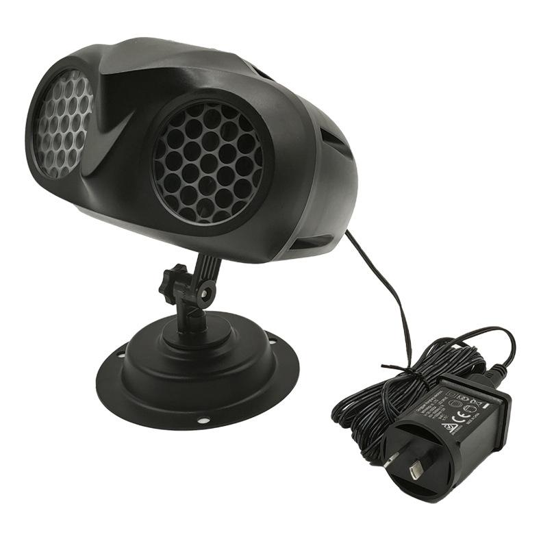 Рождественские динамические прожекторы со снежинками на открытом воздухе, дизайн внешнего вида в форме совы, IP65 водонепроницаемый внутренний и наружный ландшафтный светильник снегопада на Рождество