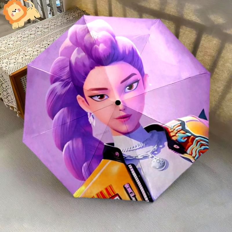 Harmony Motion: Musical Dance Celebration Folding umbrella Portable Suitable for all seasons light Gift Three folds