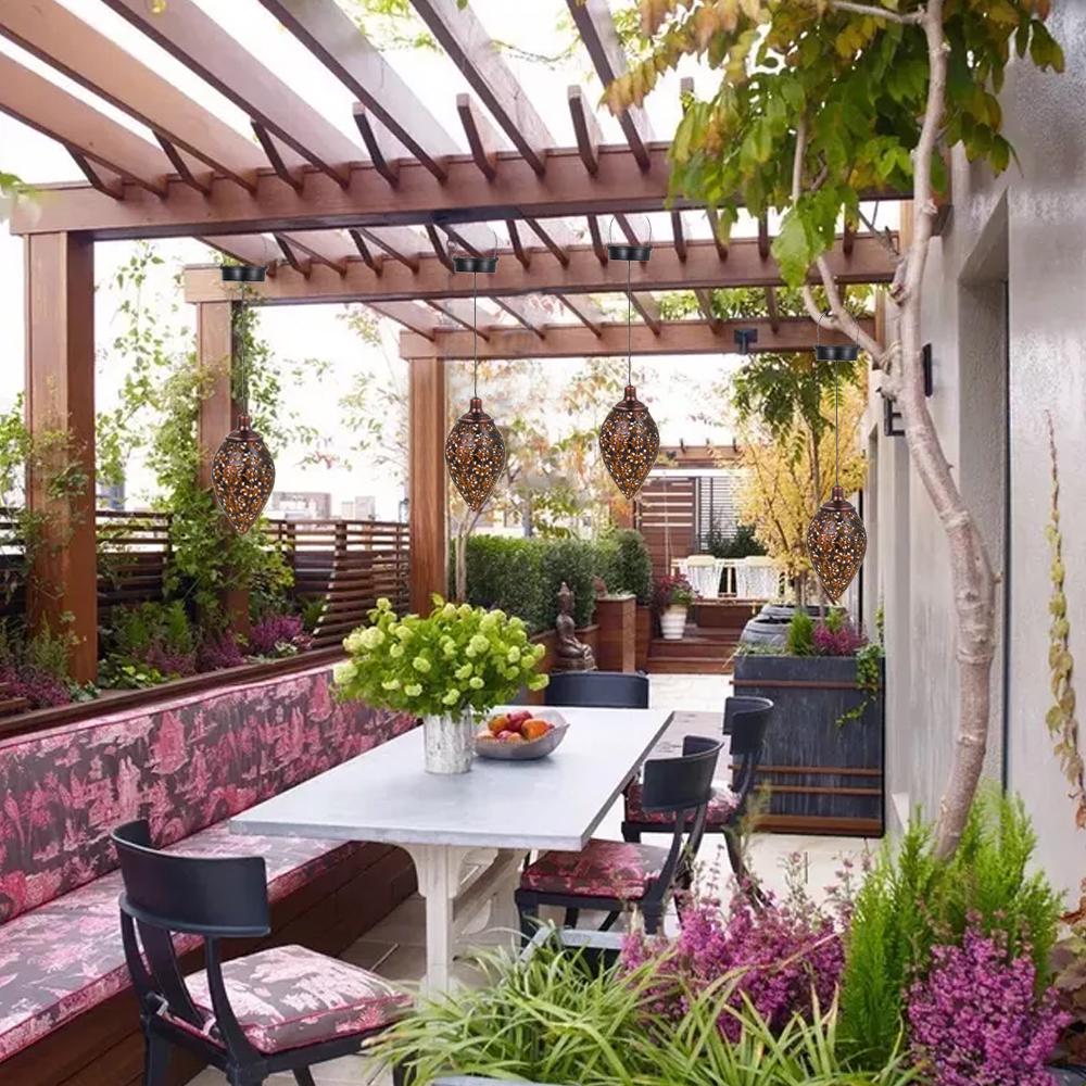 DC1.2V 0.065W IP44 Водонепроницаемая лампа на солнечных батареях, подвесная светодиодная потолочная лампа