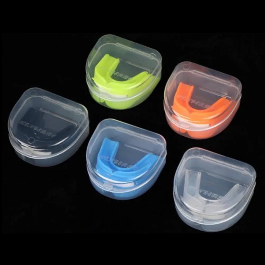 Double-Sided EVA Mouthguard Adults Teeth Mouth Guard Sports Boxing Kickboxing Free Athletic Protector Fit For Most Mouth Size 3