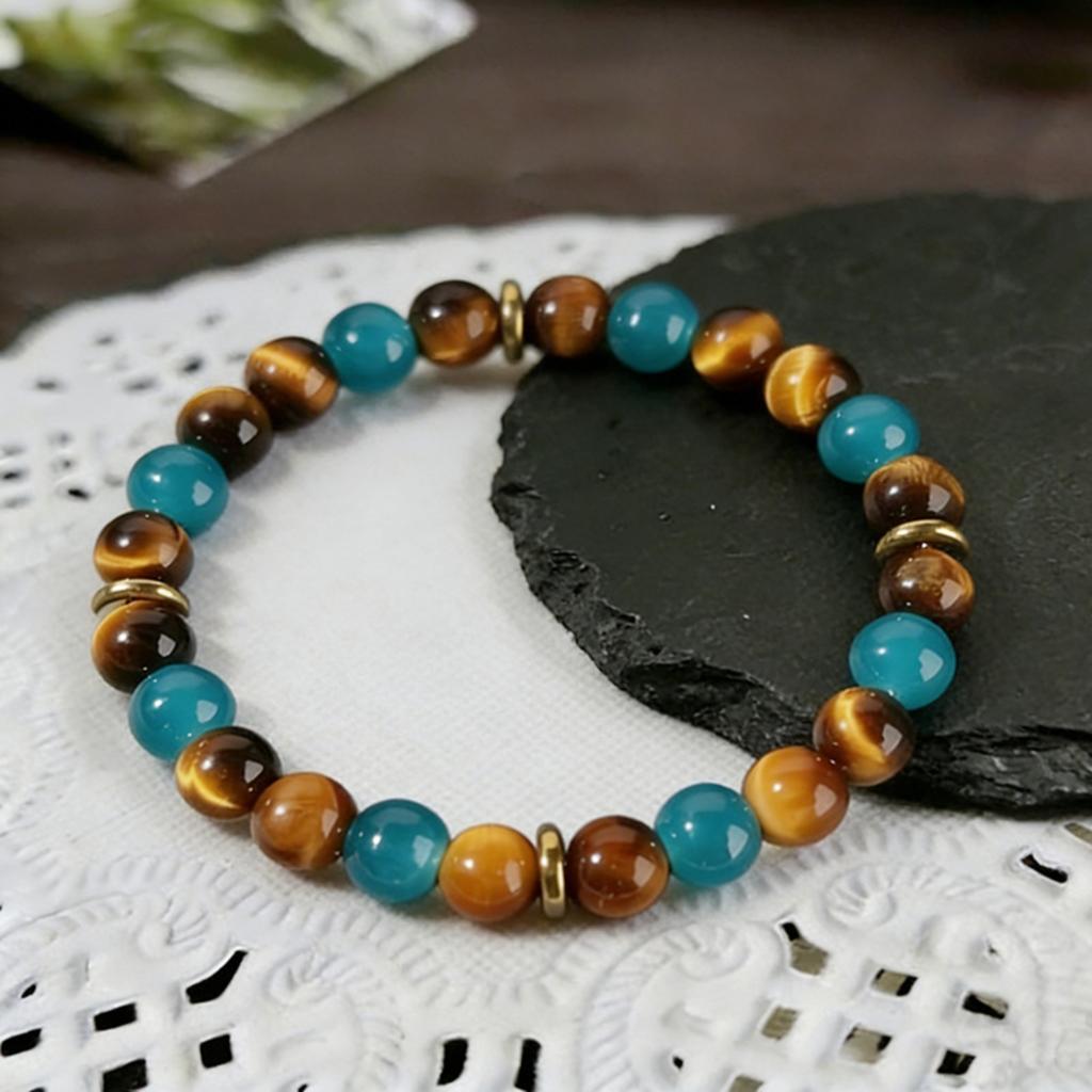 Браслет из бусин, Винтажный многоцветный картонный браслет с застежкой-лобстером, Ювелирное изделие