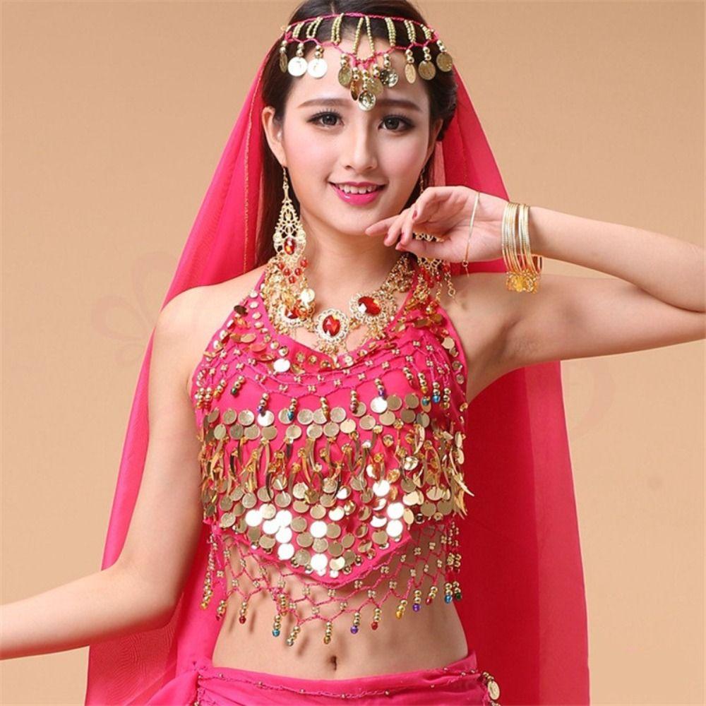 Fringe Belly Dance Sequin Top Bras Show Costumes Creative Performance Costume Lady
