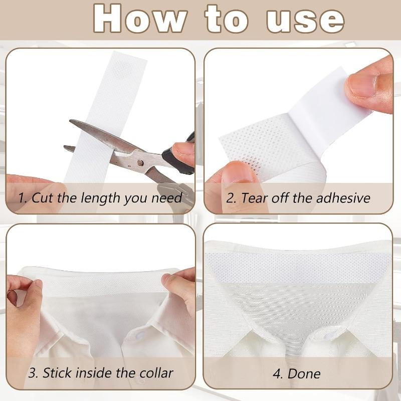 Защитная наклейка на воротник от пота, самоклеящаяся лента от пота для рубашек, дышащие наклейки на воротник для одежды, впитывающая пот накладка для шляпы