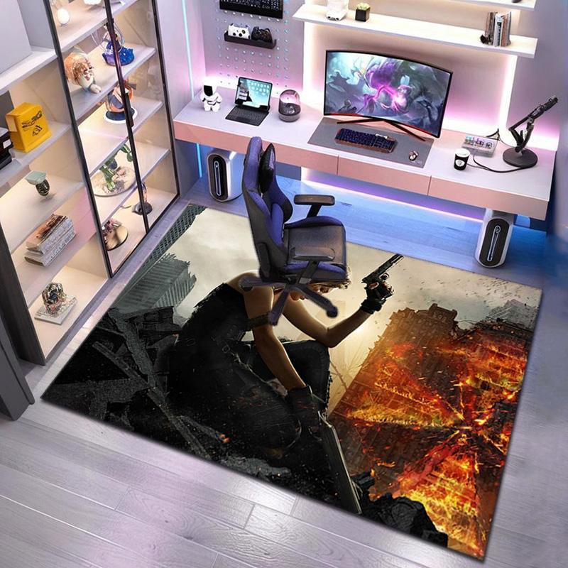 Sci-Fi game Resident Evil, Umbrella Corporation, soft carpet, home living room, office chair pad, door mat, door mat carpet U7