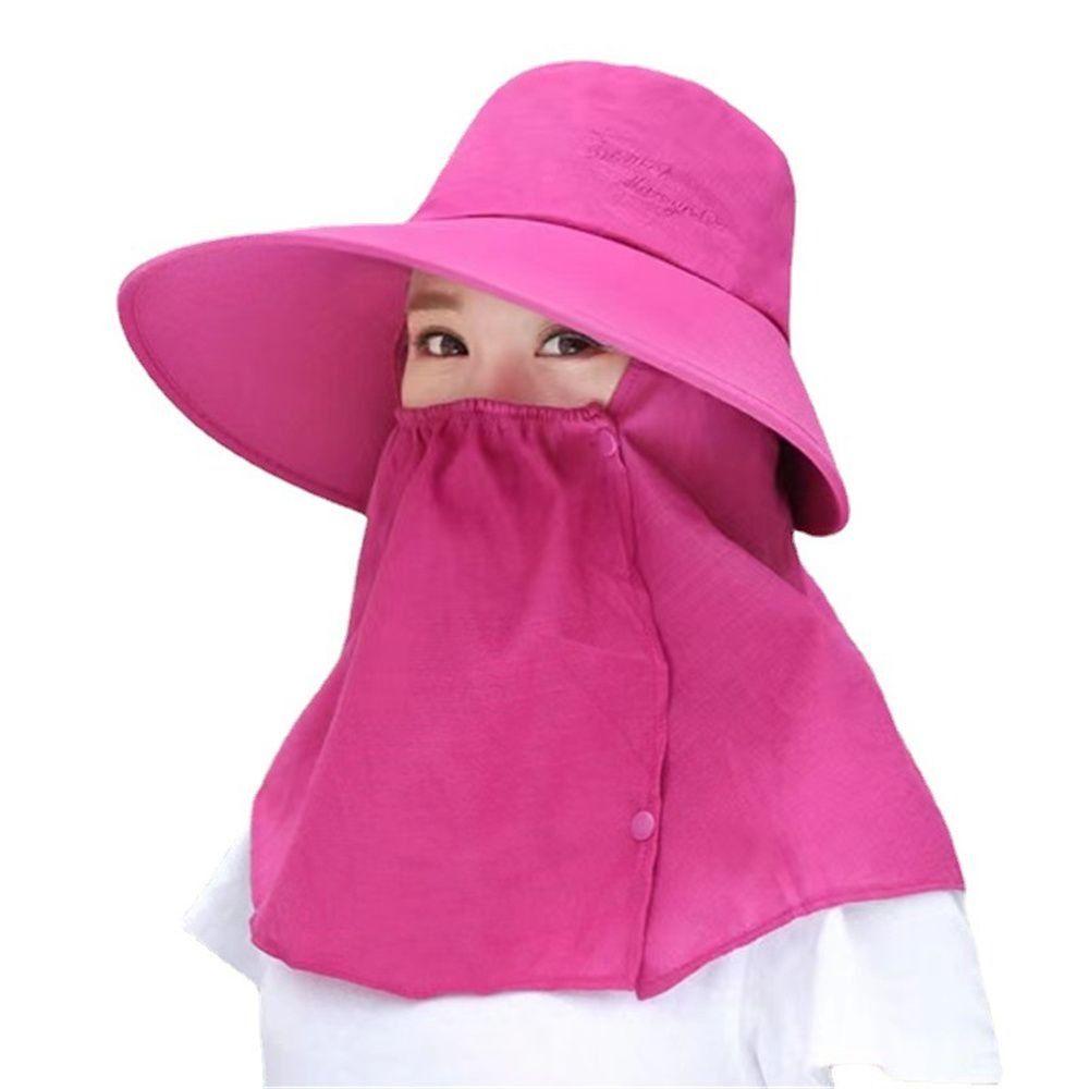 Detachable Neck Sun Visor Hat UV Protection Face Mask New Sunscreen Hat Women
