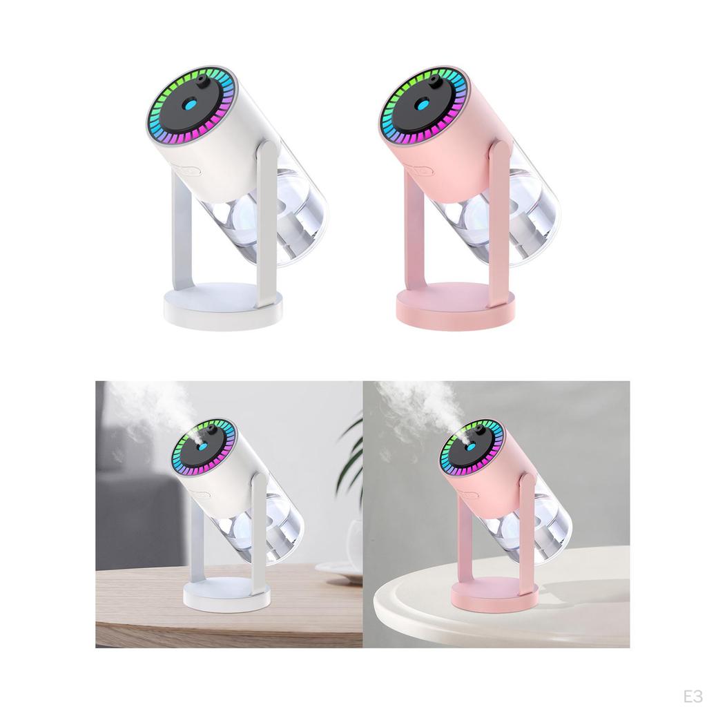 Mini Portable Humidifier with Adjustable Light Settings for Home And Office Use