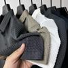 Мужская рубашка-поло в стиле business casual, с коротким рукавом, костяной цветок, однотонная, модная, дышащая, удобная, летняя, универсальная