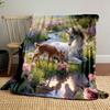The Jungle Book Unicorn Deer Printing Adult Children Warm Blankets Home Travel Car Soft Comfortable Suitable for All Seasons