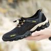 Summer Mesh Breathable Men's Shoes Mesh Hiking Shoes Outdoor Hiking Shoes Lightweight Travel Shoes Comfortable Versatile Sports Shoes