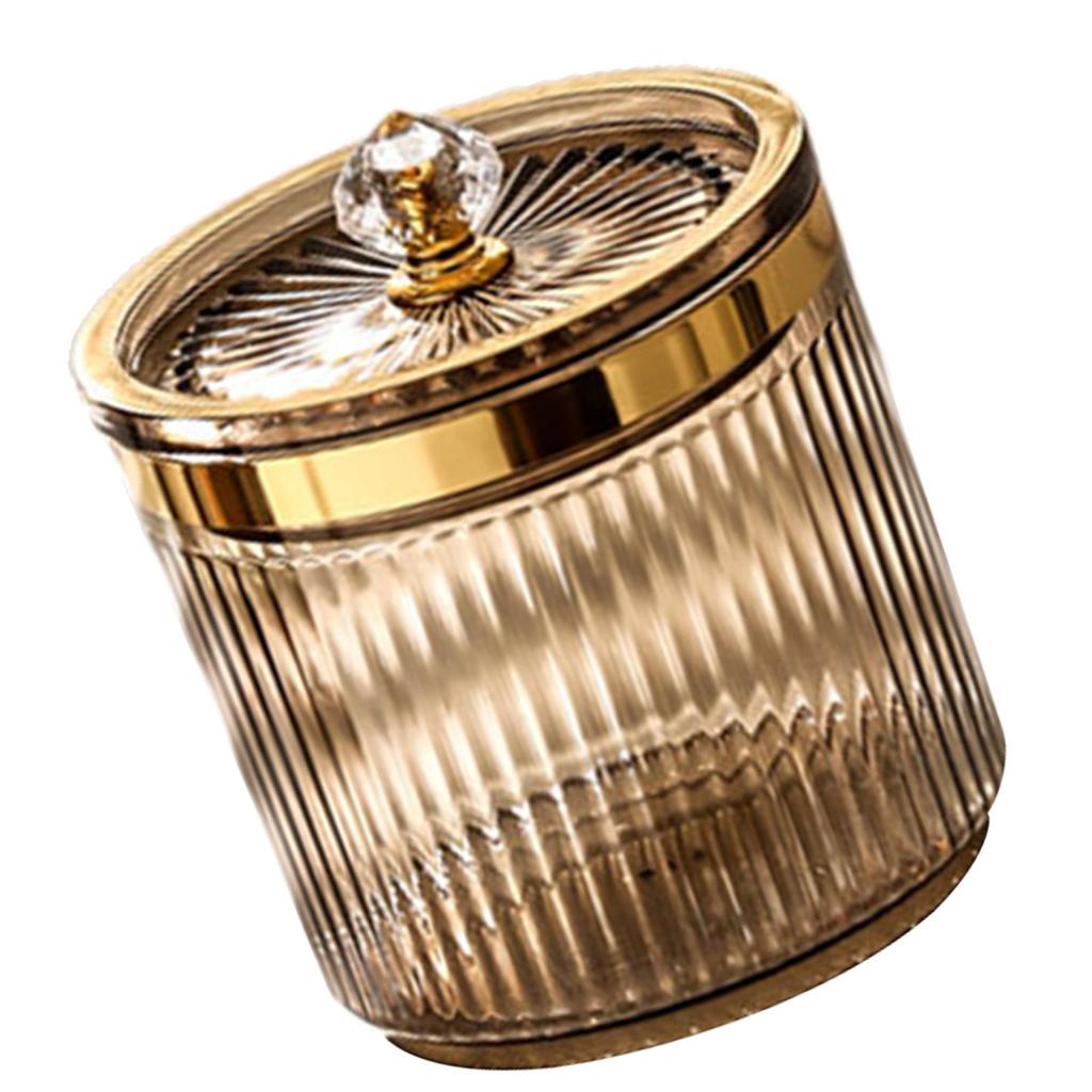 Прозрачный органайзер для зубочисток и макияжа для ватных палочек и мелкой косметики. Эффективные принадлежности для организации ванной комнаты