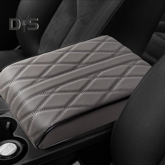 Car Armrest Box Pad Wear Resistant Scratch Proof Universal Soft Fabric Central Control Armrest Box Cover Car Accessories