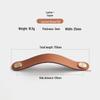 Nordic Soft Leather Anti-Collision Handle for Children's Room - Brass Door, Wardrobe, and Drawer