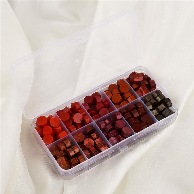 Коробка с лаковым сургучом, древняя восьмиугольная краска, сургуч, набор, бусины, самодельные поделки, приглашение, конверт, свадебная сургучная печать