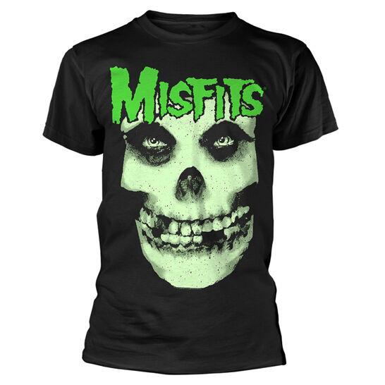 26 Misfits Светящаяся Рубашка с Черепом Юрека S M L XL XXL Футболка Официальная Футболка Группы Унисекс Футболка
